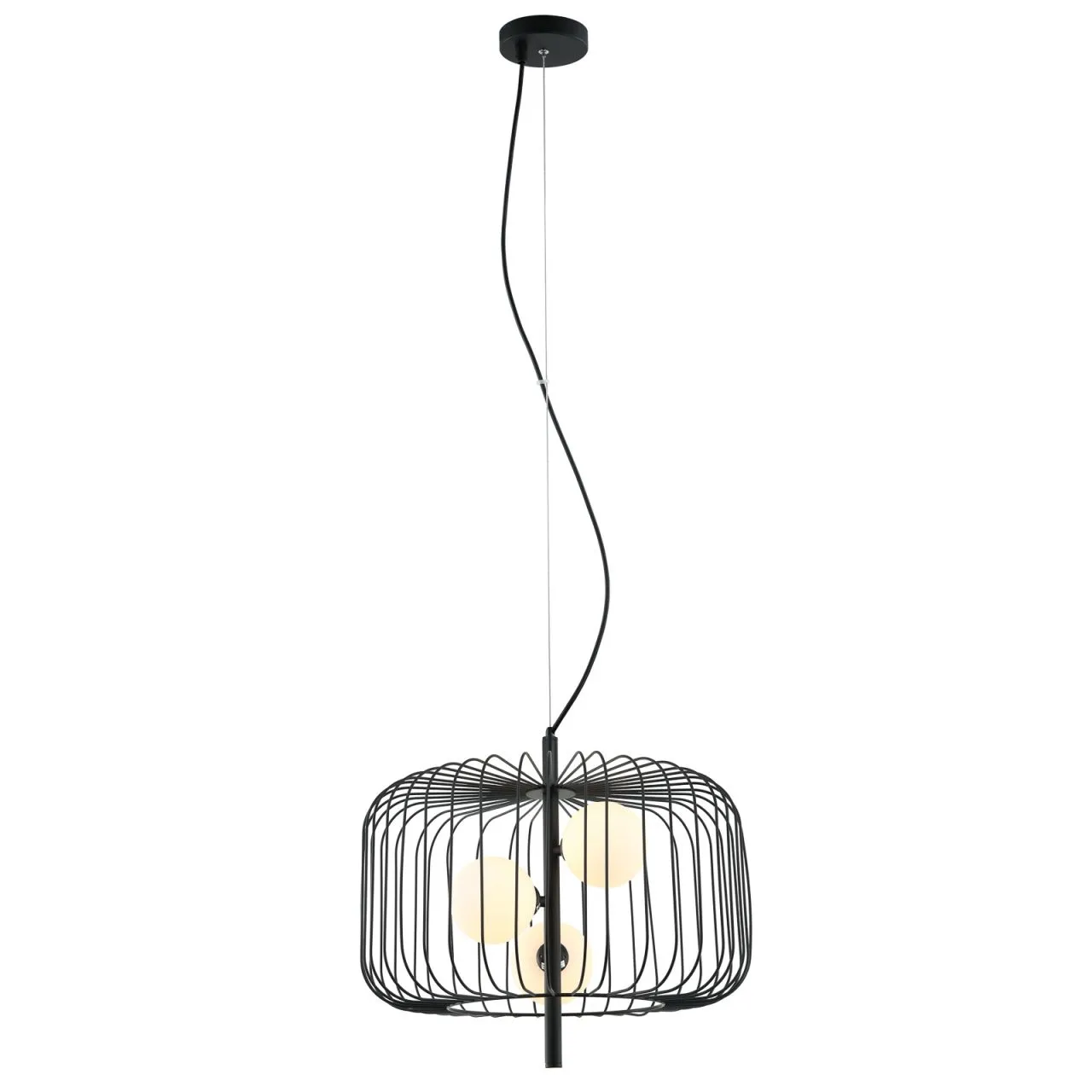 Daren, nowoczesna lampa wisząca, czarna, G9, MDM-3936/3 BK